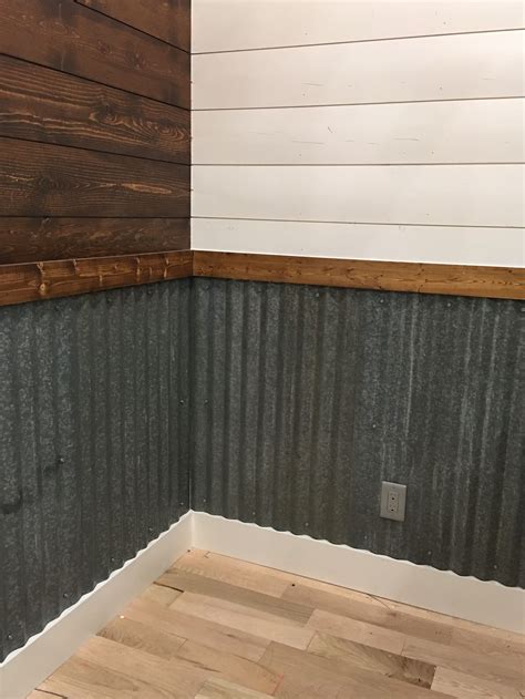 galvanized corrugated metal wall panels